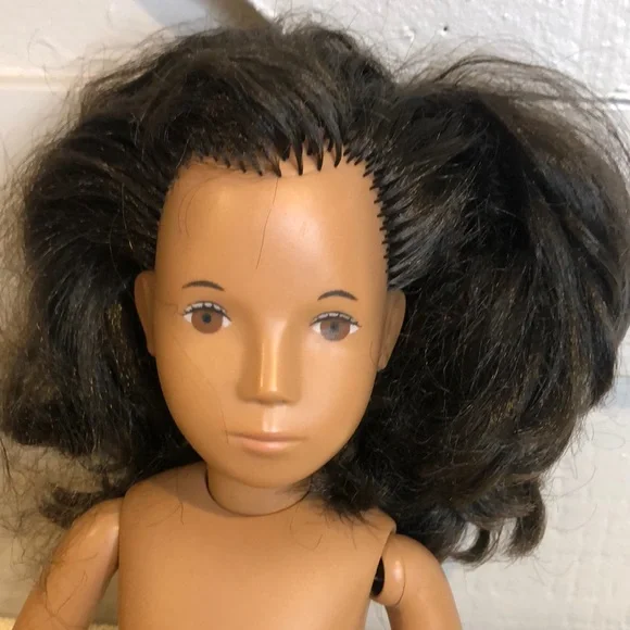 Sasha Doll Brunette Dark Hair Brown Eyes Vintage No Box No
